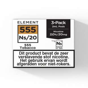 Element - 555 Tobacco - NS20 POD 3 x 2ML 20MG foto 1